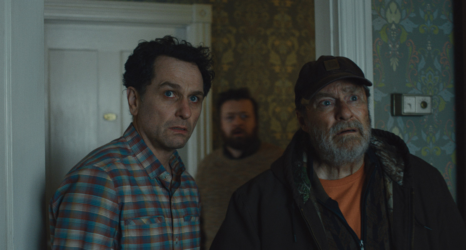 Stephen Root and Matthew Rhys in Widow's Bay