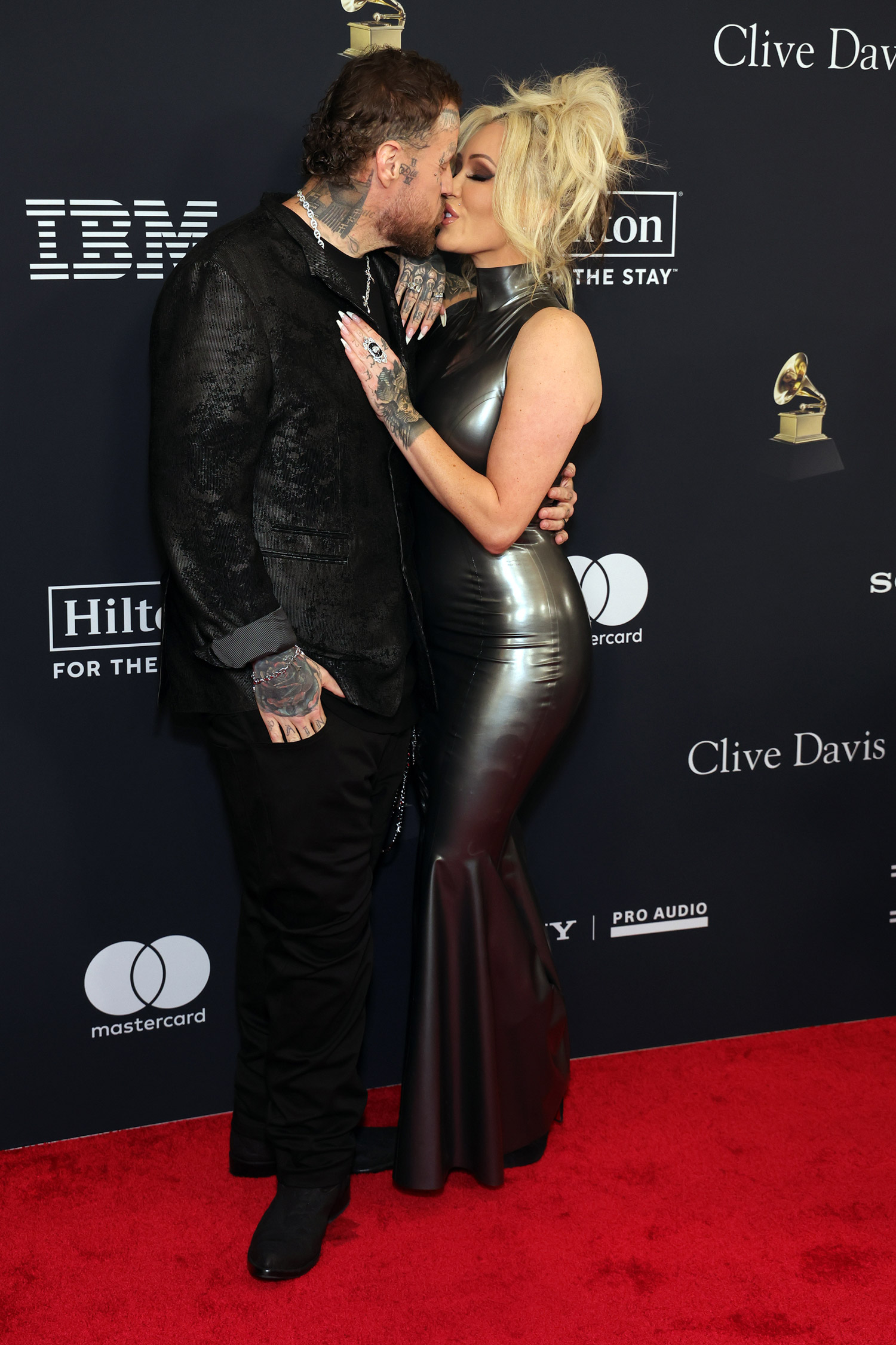 Jelly Roll and Bunnie XO at the Pre-GRAMMY Gala & GRAMMY Salute to Industry Icons Honoring Avery Lipman and Monte Lipman, The Beverly Hilton, Los Angeles, USA, 31 January 2026