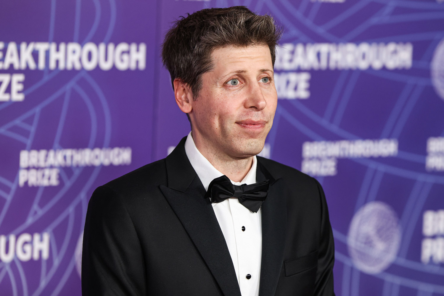 Sam Altman at the 12th Annual Breakthrough Prize Ceremony 2026 held at the Barker Hangar on April 18, 2026 in Santa Monica, Los Angeles, California,