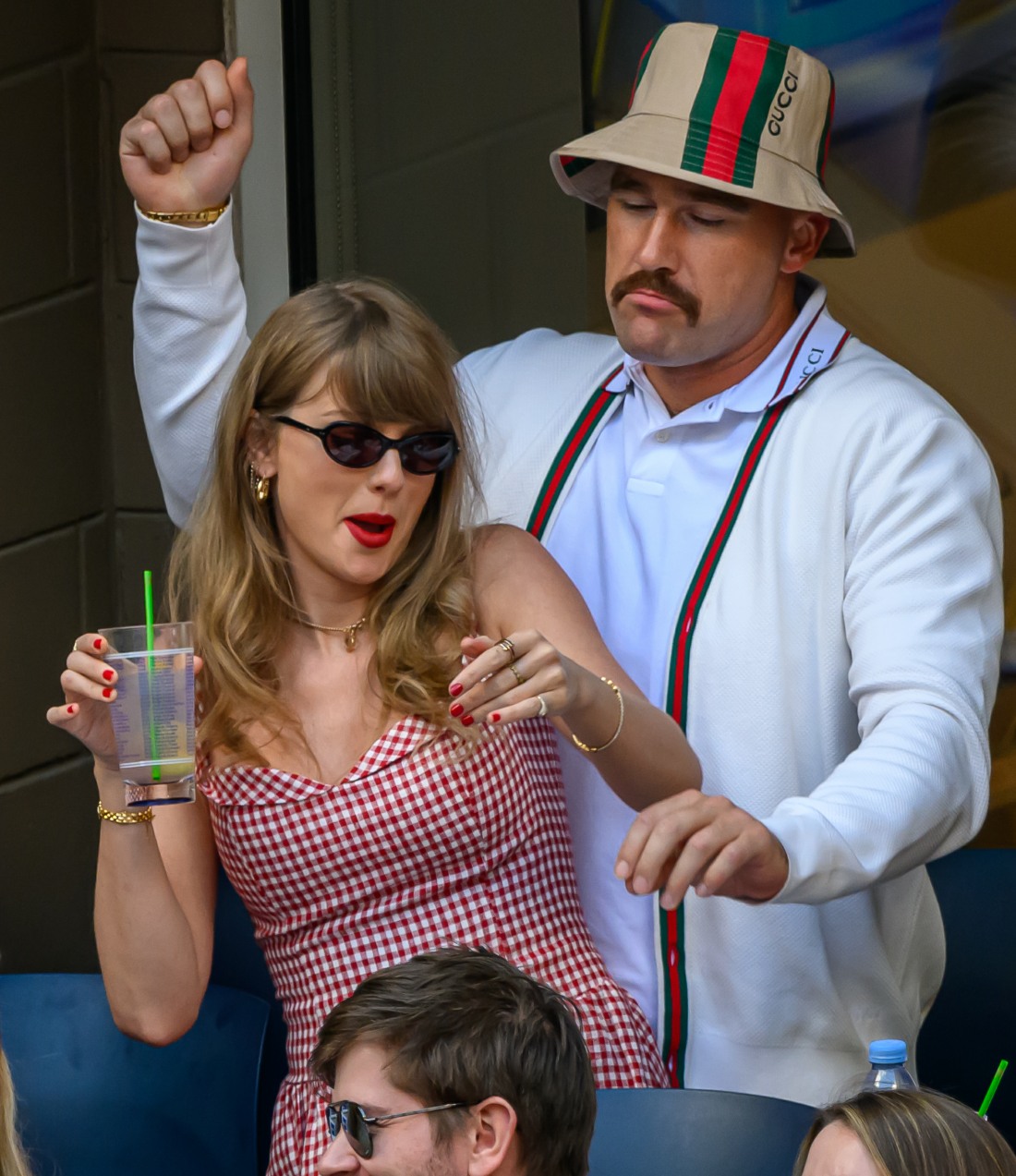 Taylor Swift and Travis Kelce at the 2024 US Open