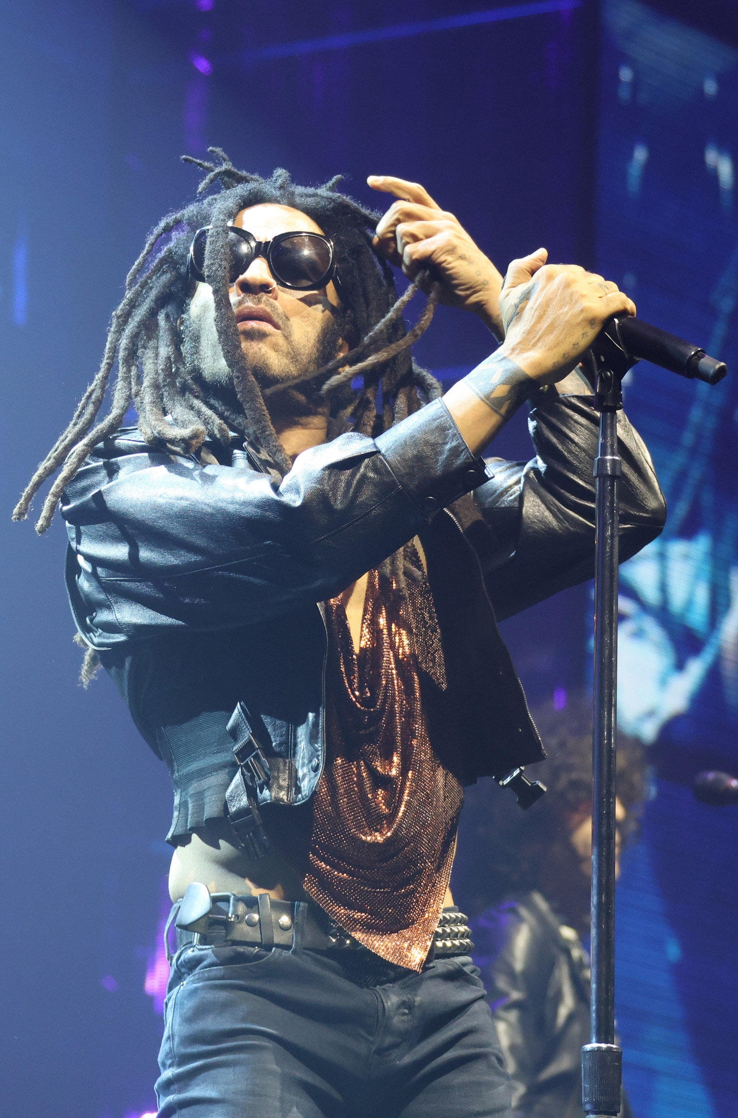 Lenny Kravitz 'Blue Electric Light' concert at Unipol Arena. 3-31-25