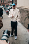 Comedian Pete Davidson attends the Cult Gaia fashion show during New York Fashion Week in New York City. 2-15-26