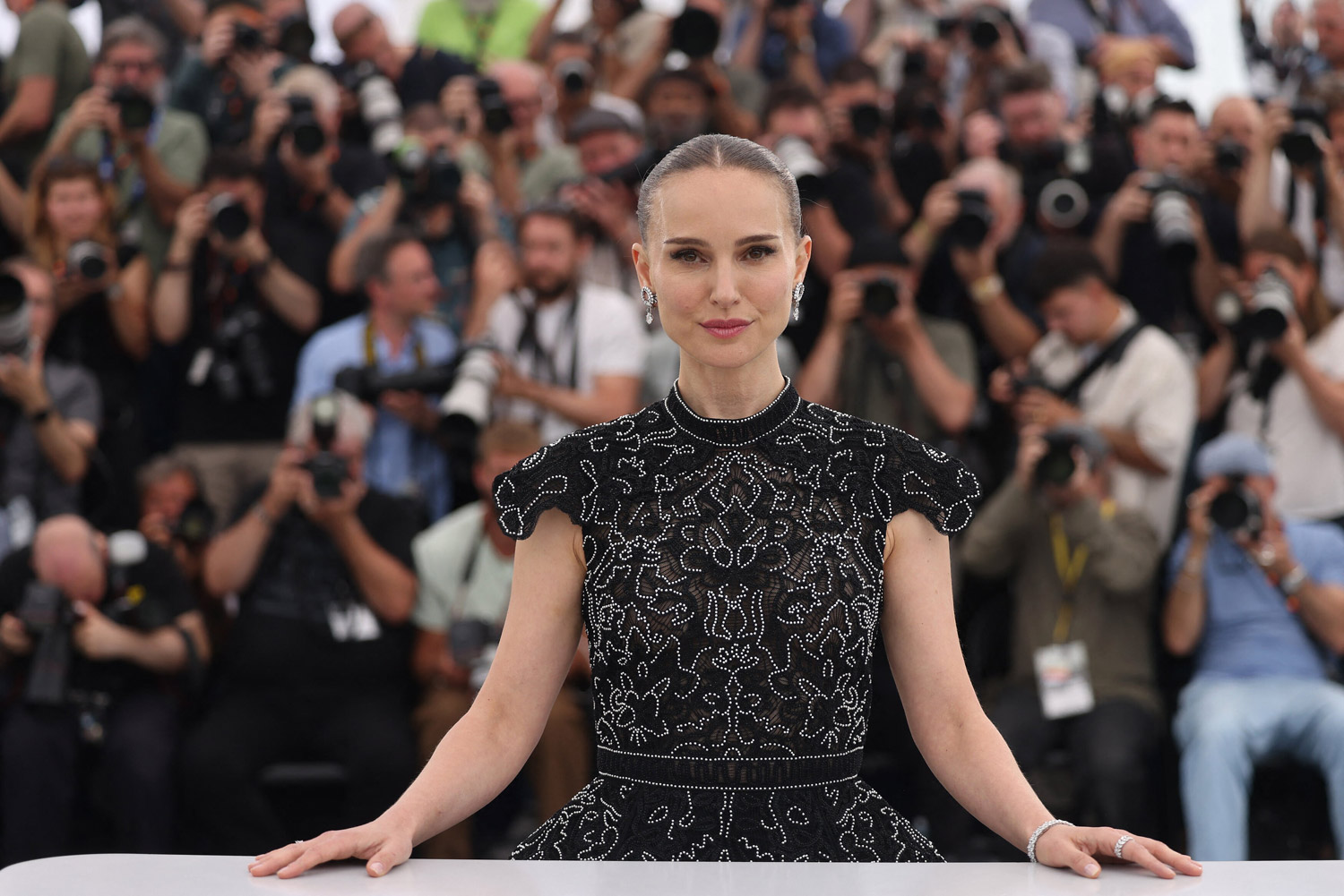 Natalie Portman is spotted at the photocall for Arco during the 78th Cannes International Film Festival. May 16 2026.