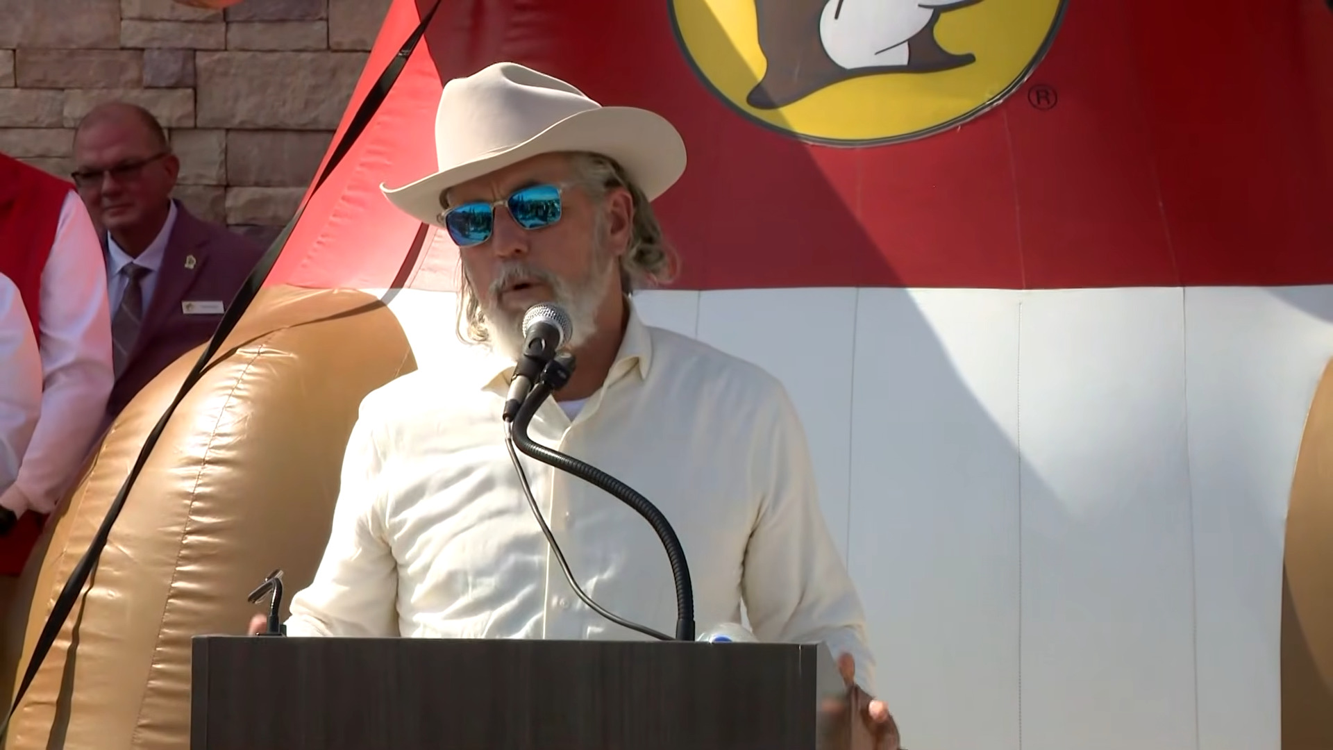 Arch Aplin at opening of Buc-ee's in Arkansas