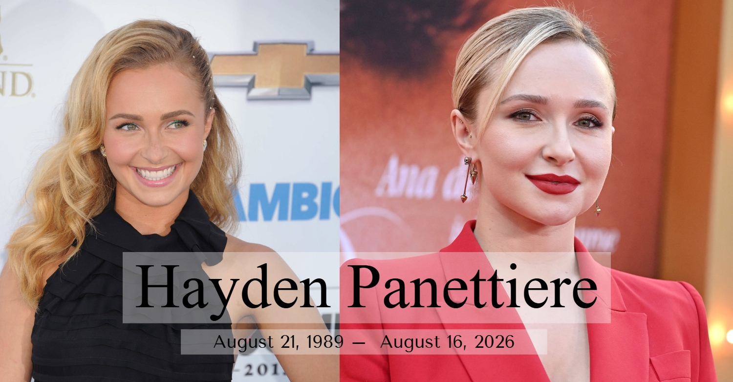 Hayden Panettiere in 2013 and 2026