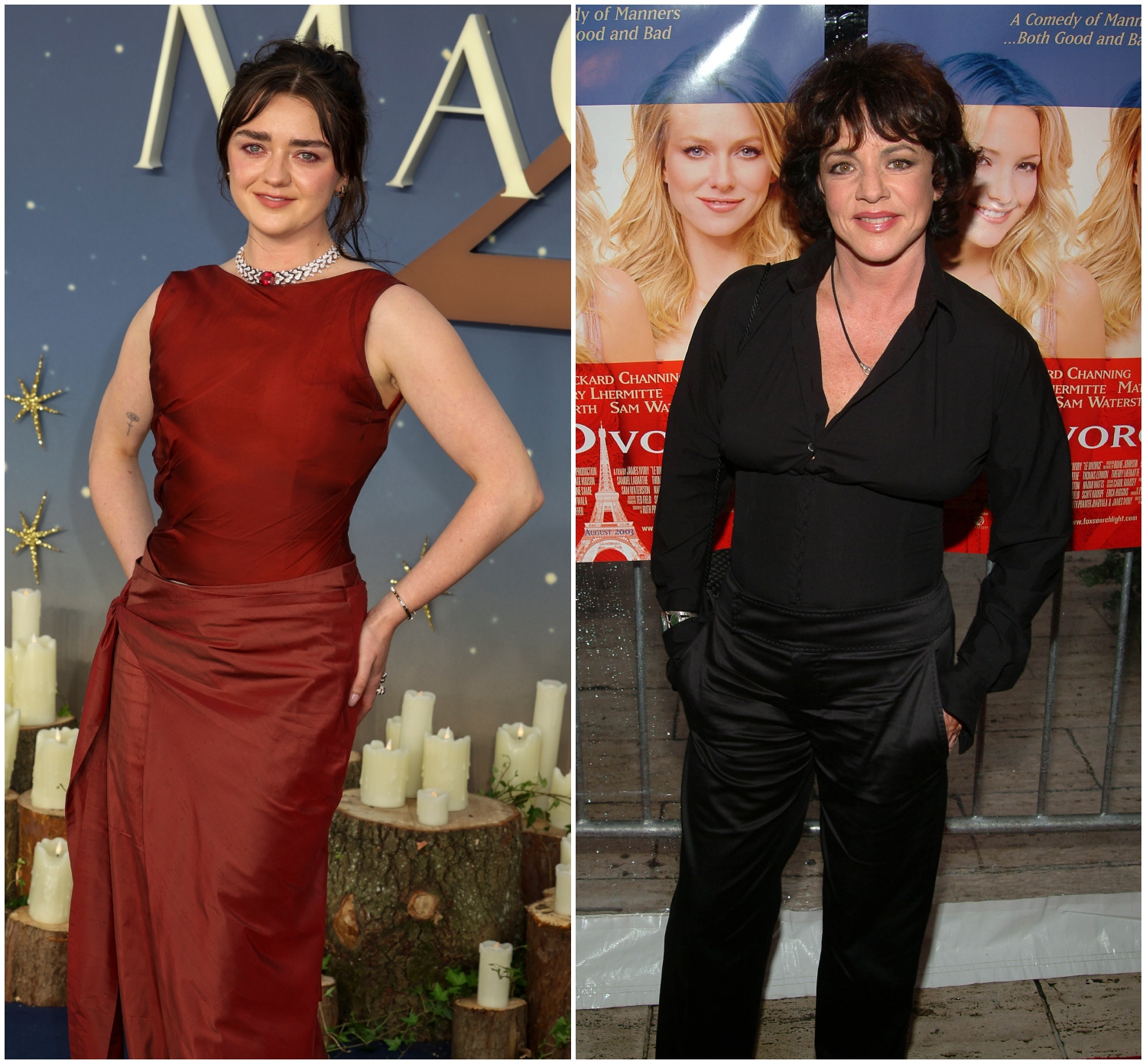 Maisie Williams in 2026, Stockard Channing in 2003