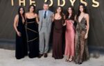 Matt Damon with wife Luciana Barroso and daughters Isabella Damon, Gia Zavala Damon, Stella Damon and Alexia Barroso, 6-7-26