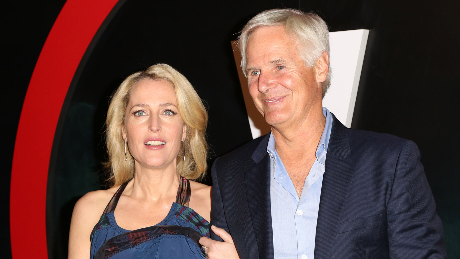 Gillian Anderson and Chris Carter at the premiere of Premiere of Fox's 'The X-Files' at California Science Center - Red Carpet Arrivals 1-12-16
