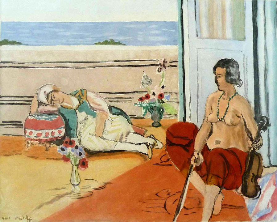Matisse’s Odalisque on the Terrace