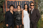 Matthew McConaughey, Camila Alves McConaughey and their kids, Levi and Vida, attend the global premiere of the upcoming Apple TV series “Brothers” at the Hammer Museum. The series debuts globally on Apple TV on Wednesday September 23, 2026.