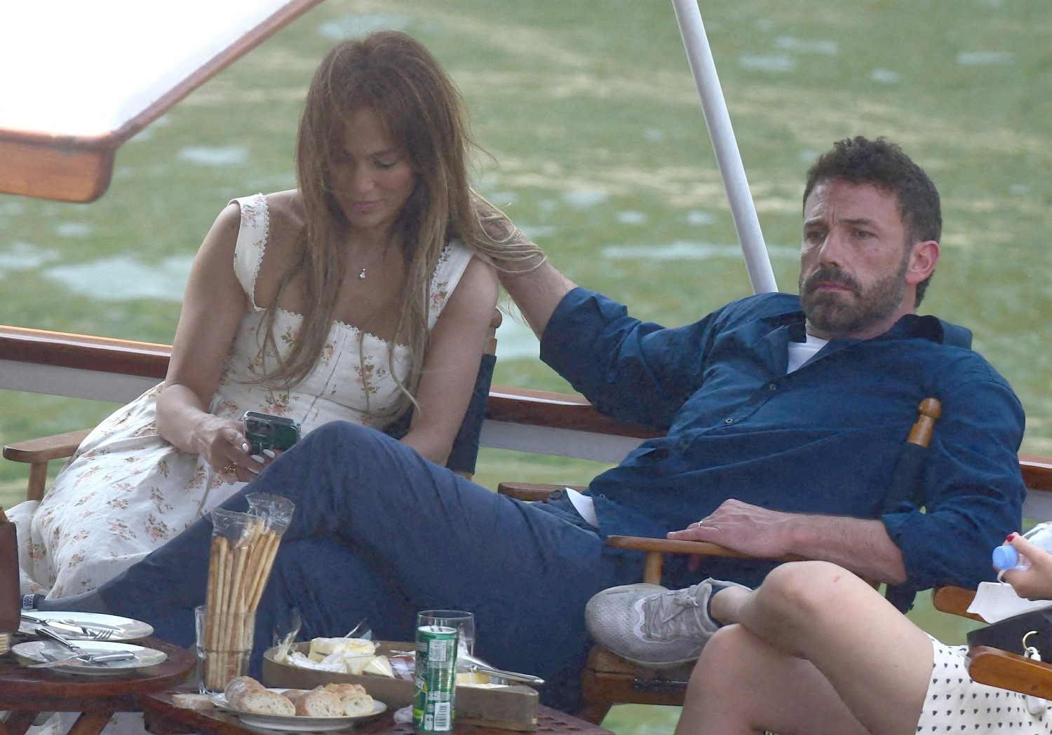 Ben Affleck and Jennifer Lopez on their honeymoon in Paris