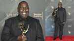 Ernest Harden Jr. with his Emmy
