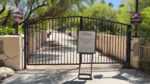 Sign showing X2 roller coaster closed