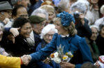 Prince Charles, Prince of Wales, and Diana, Princess of Wales, visit Wellington during their official tour of New Zealand. April 20, 1983