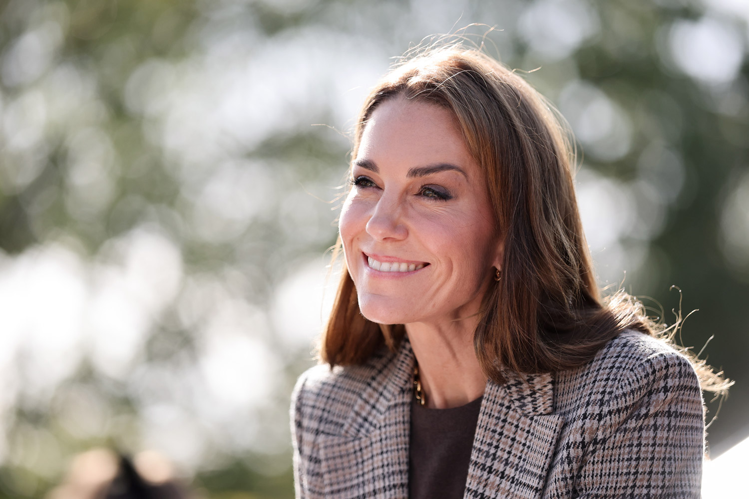 Catherine, Princess of Wales smiles during a visit to The Forward Trust to mark Addiction Awareness Week on September 24, 2026 in Southend, England