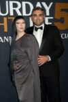 Lady Gaga and Michael Polansky at SNL's 50th Anniversary Event