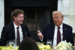 Zuckerberg and Trump yukking it up