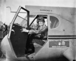 Earhart In a Stearman-Hammond Y-1