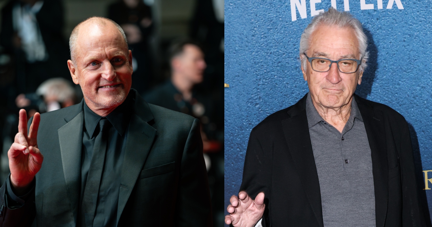 Woody Harrelson attends the "Full Phil" screening during the 79th annual Cannes Film Festival at Palais des Festivals on May 16, 2026 in Cannes, France. Robert De Niro arrives at the New York Premiere Of Netflix's 'The Whisper Man